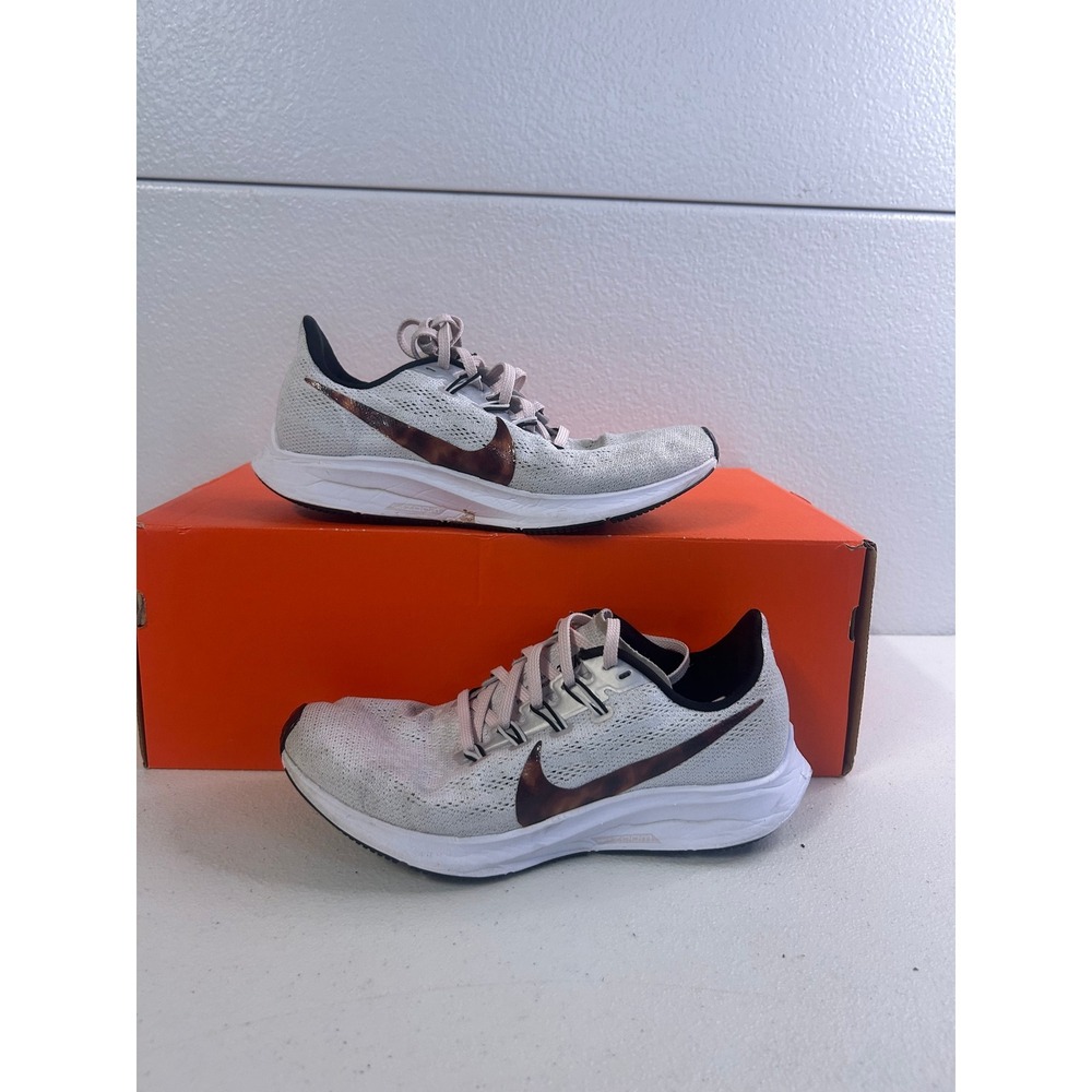Nike Air Zoom Pegasus 36 Grey Rose Gold Mens 4.5 Womens 6 #2852